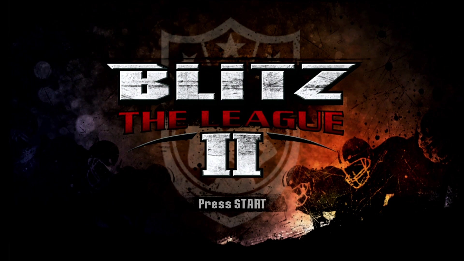 Blitz: The League title screen for Xbox 360